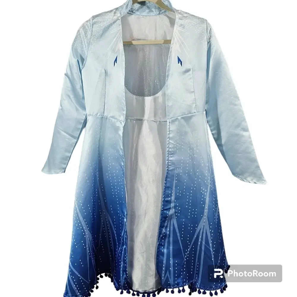 Unbranded Elsa Long Dress/Coat from Frozen Non-US Size 150 / 36.5